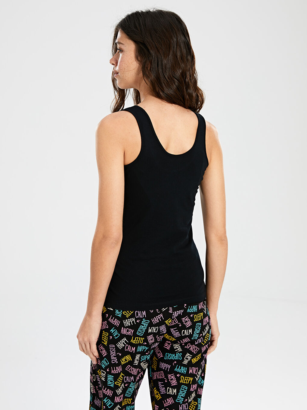 Женщины Черный Майка-2