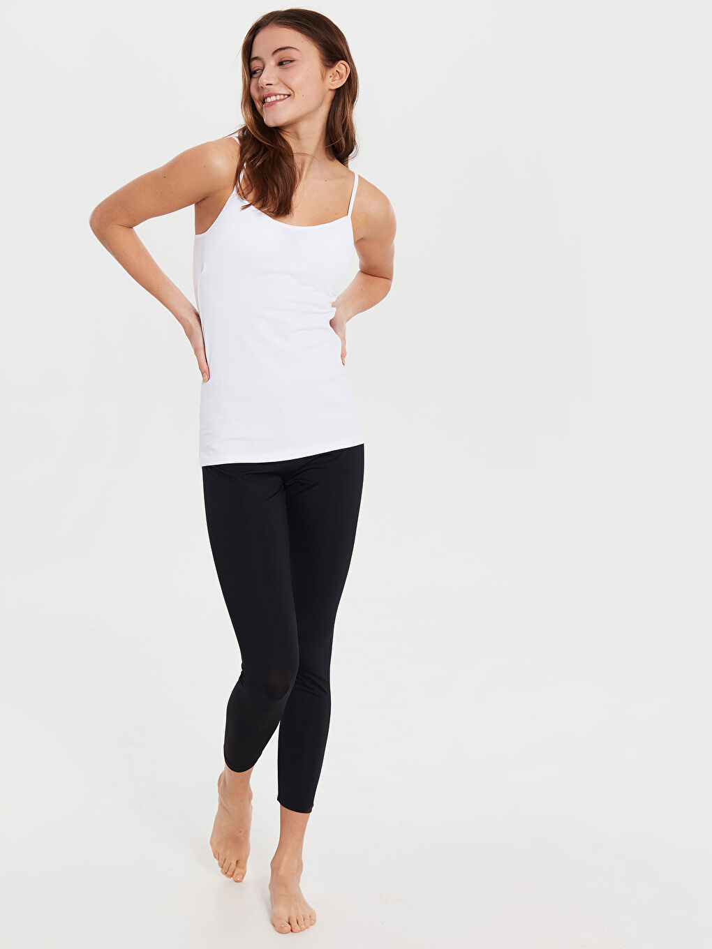 Женская майка из чесаного хлопка-3