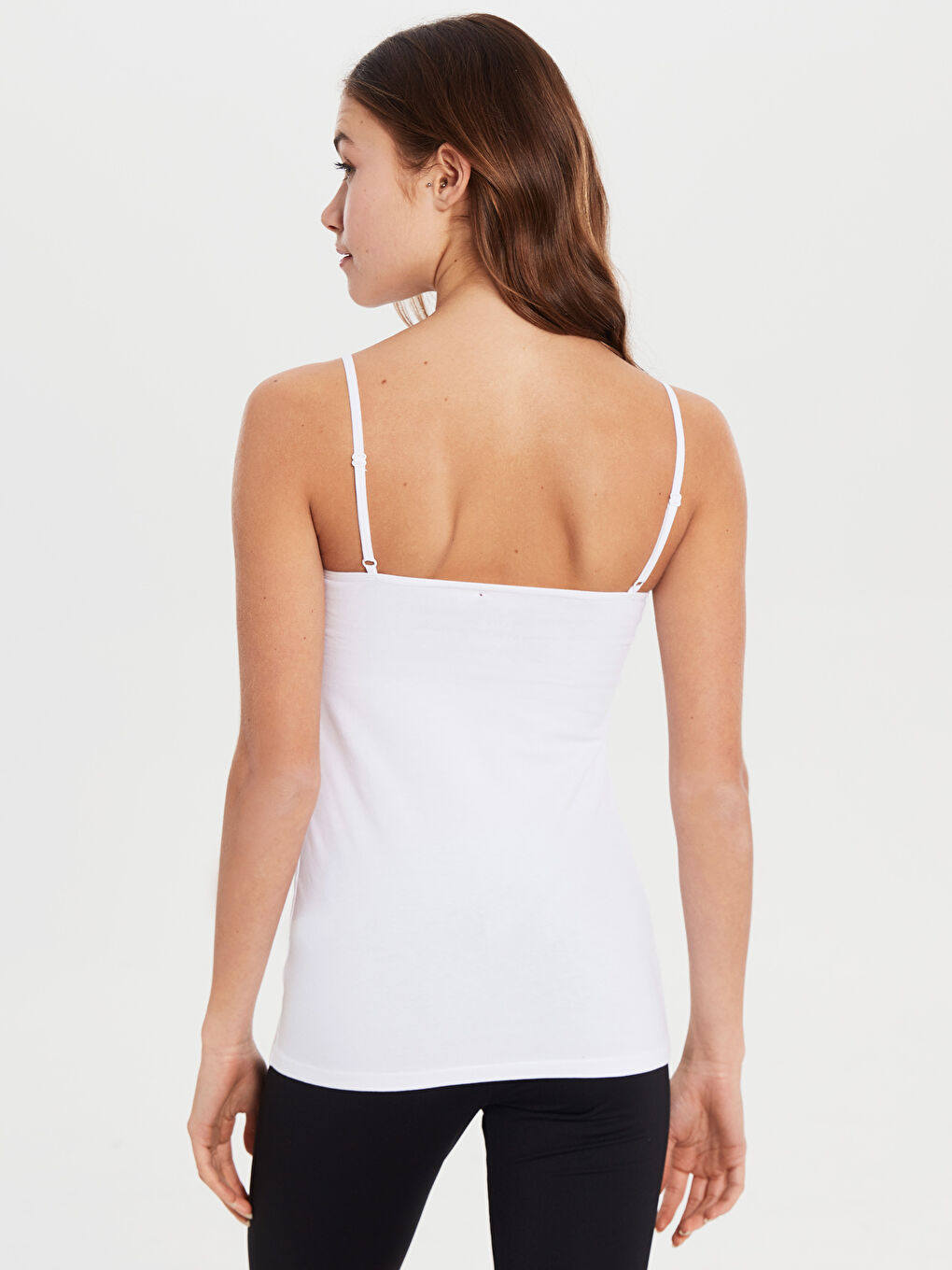 Женская майка из чесаного хлопка-4