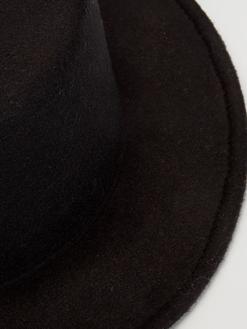 Siyah Kaşe Kadın Fötr Şapka-1