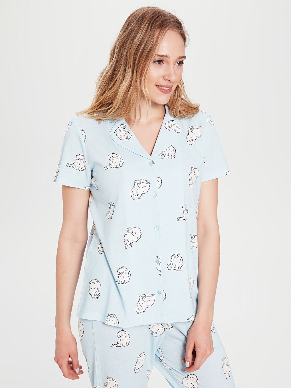 Ensemble de pyjama BLEU Femme-1