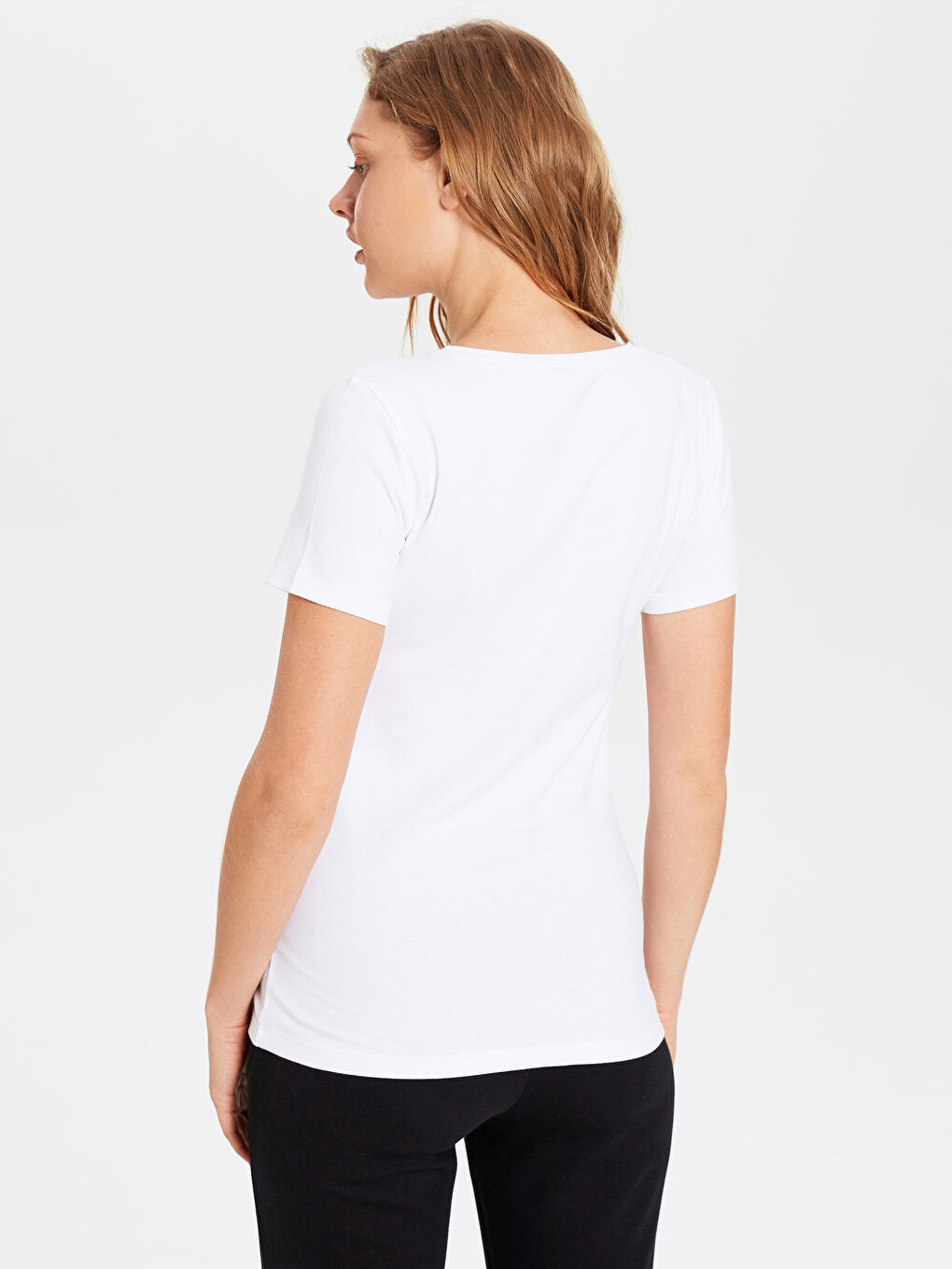 T-shirt BLANC Femme-4