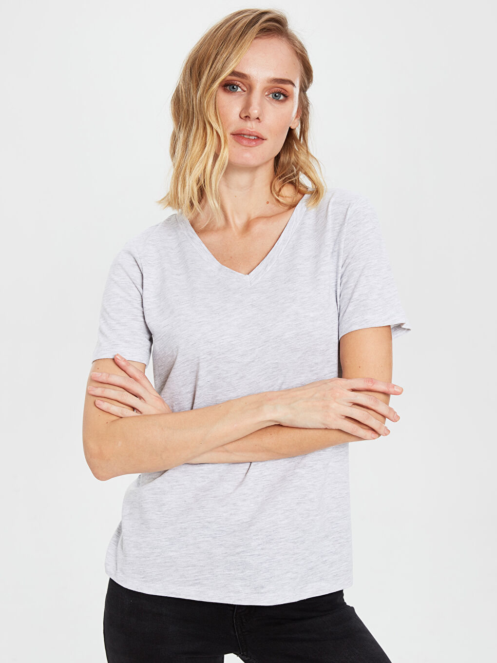 Woman GREY T-Shirt-6