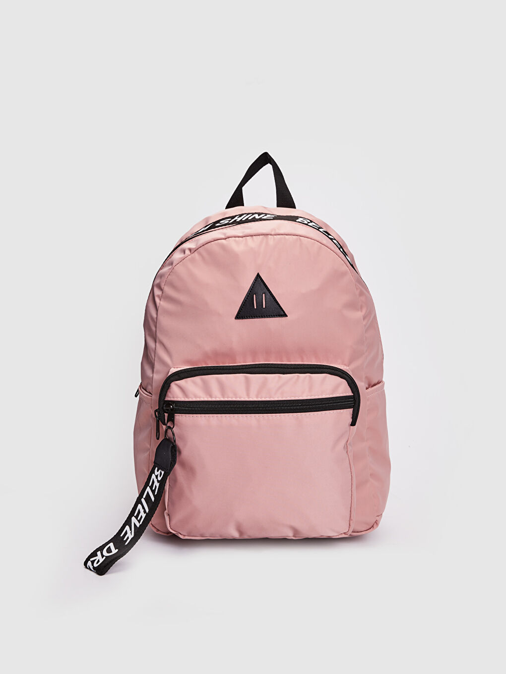 Slogan Printed Backpack