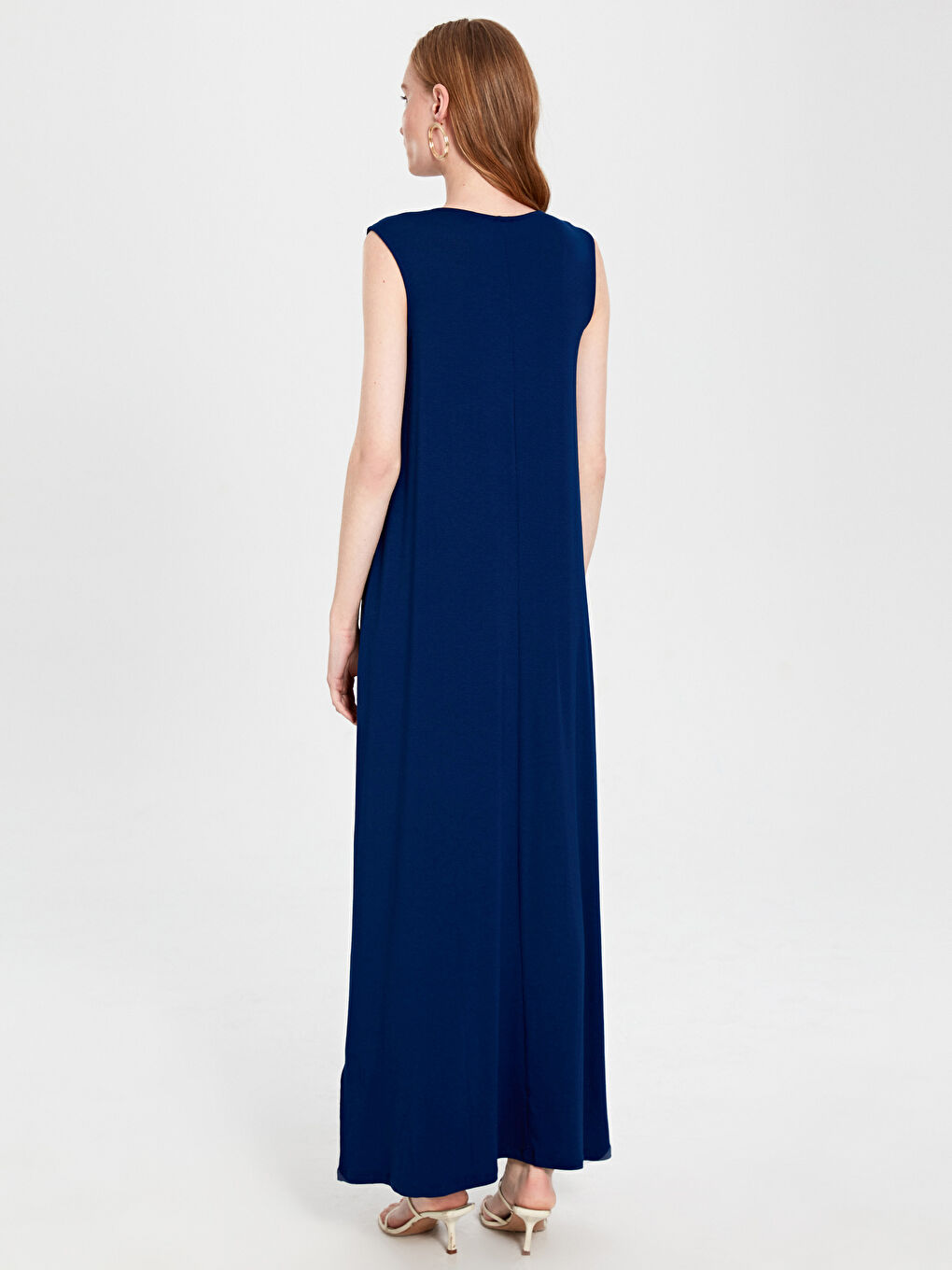 Açık Lacivert Elbise-2