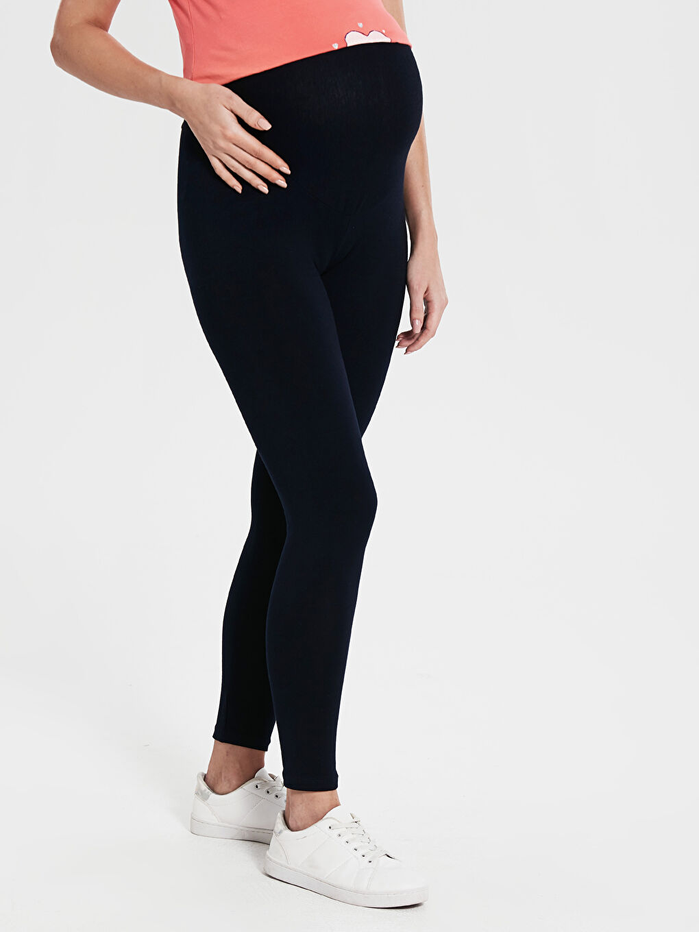 Эластичные длинные леггинсы для беременных-2