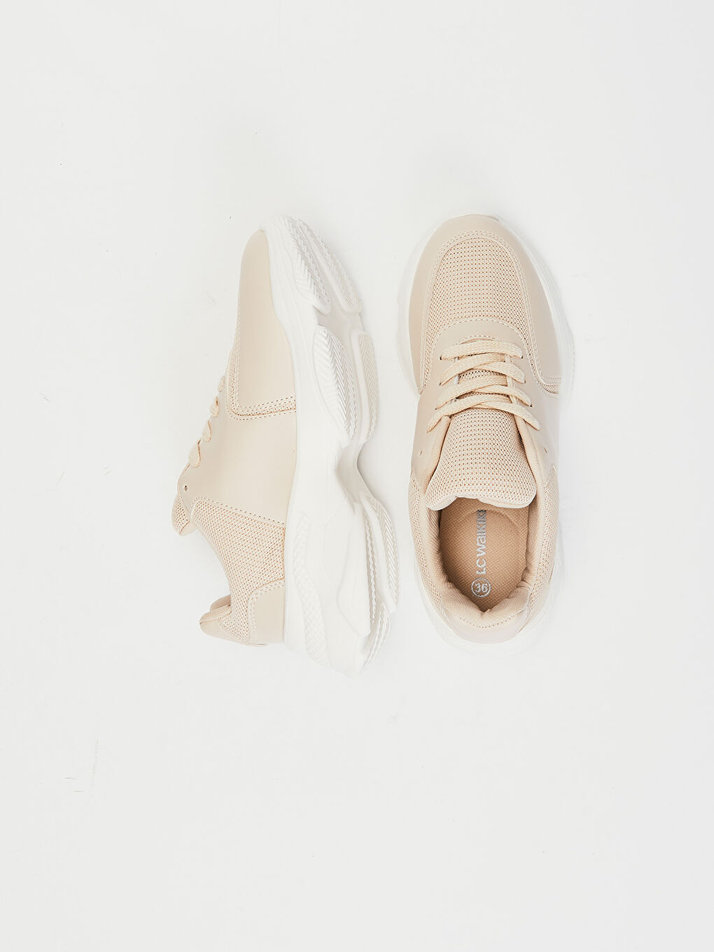 LCW STEPS Sneaker mit dicker Sohle und Mesh-Detail für Damen -0S3618Z8-CR8