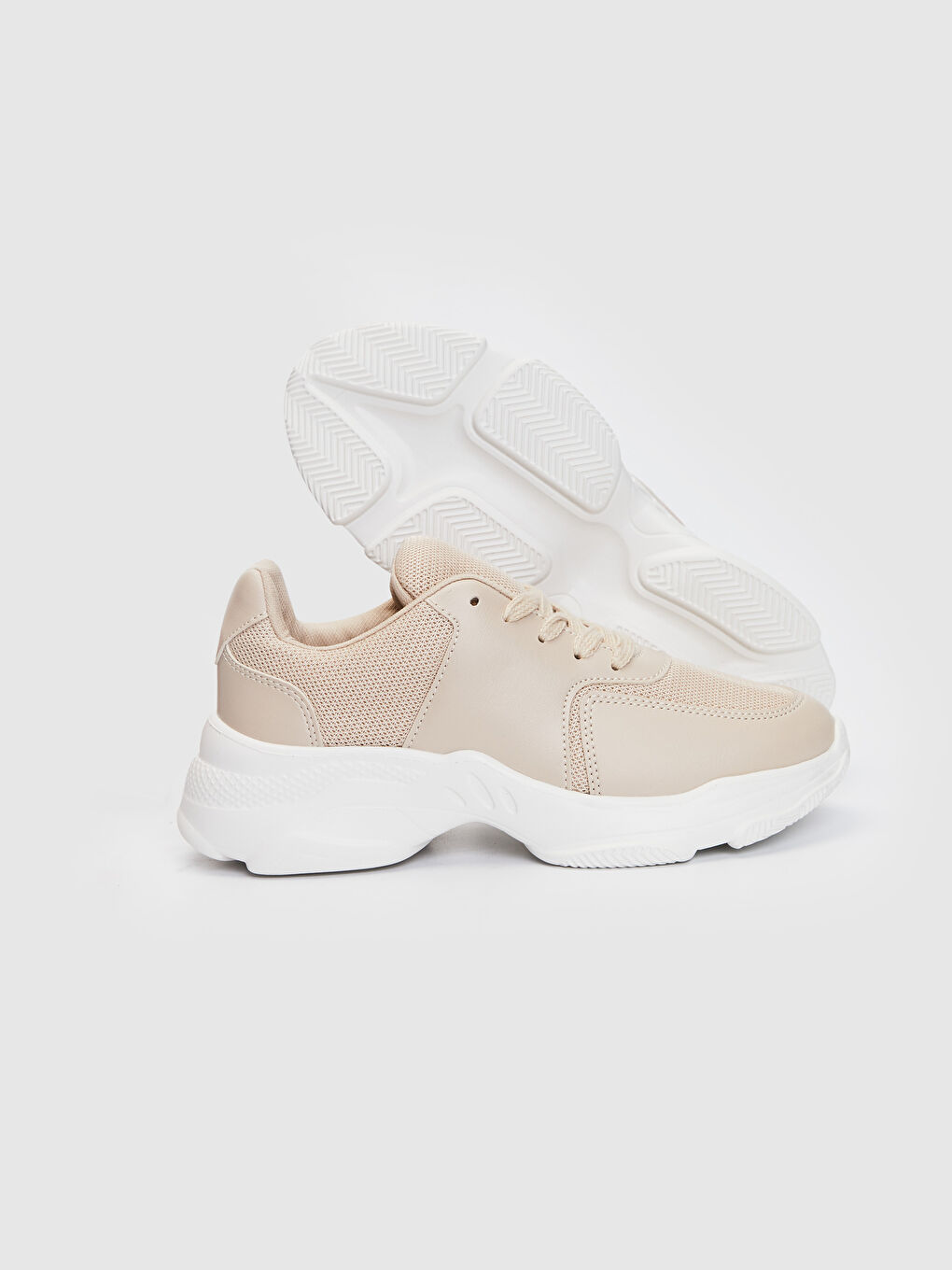 LCW STEPS Sneaker mit dicker Sohle und Mesh-Detail für Damen -0S3618Z8-CR8
