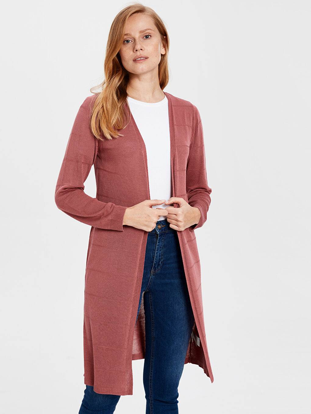 Кардиган-светр для жінок з довгим рукавом, вузький прямий