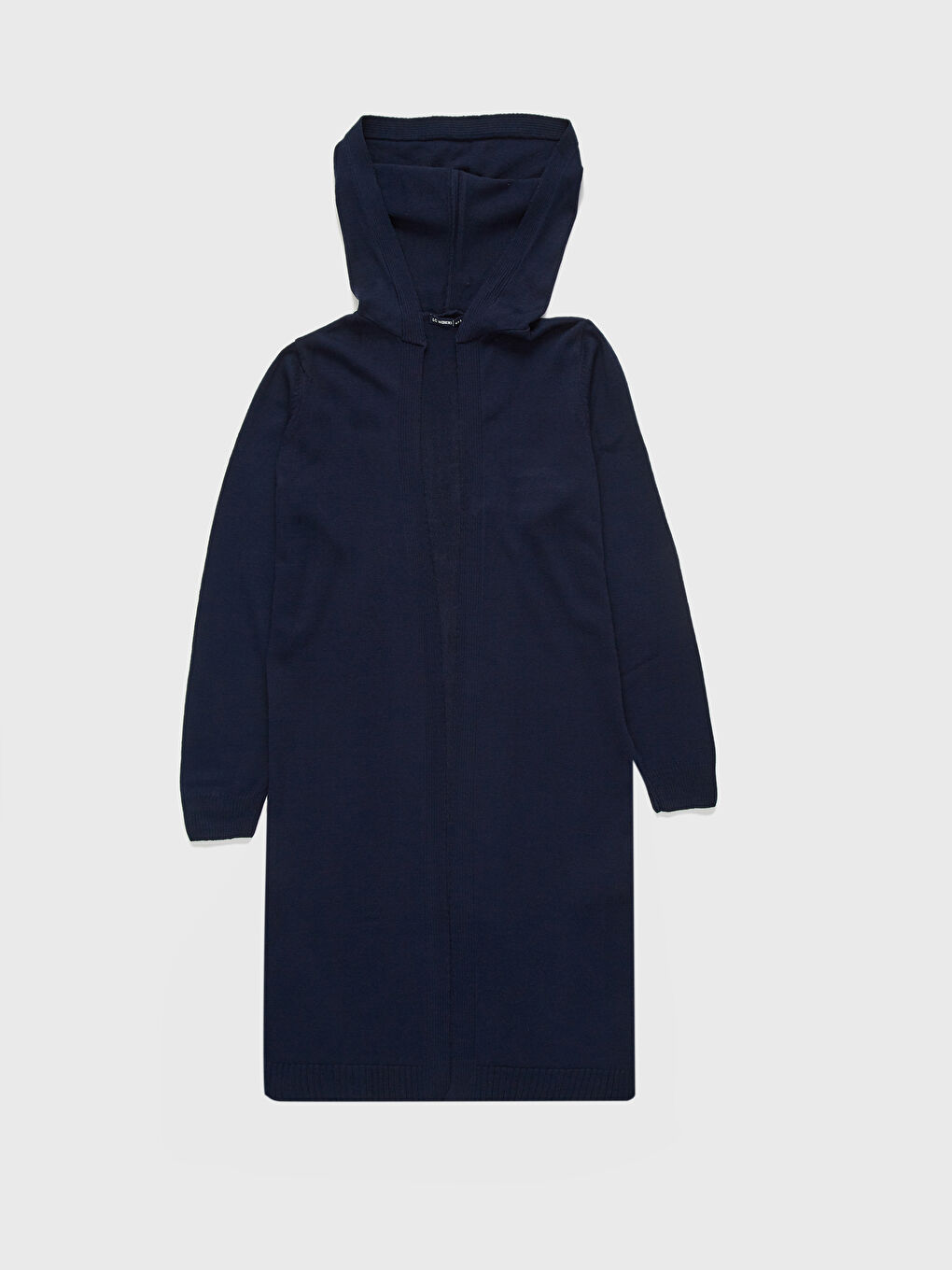 Lacivert Salaş İnce Uzun Kollu Kadın Triko Hırka-1