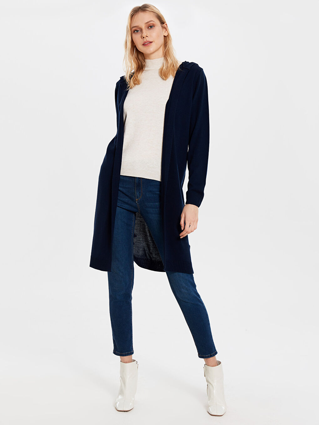 Salas Cardigan Fin à Manches Longues pour Femme-2