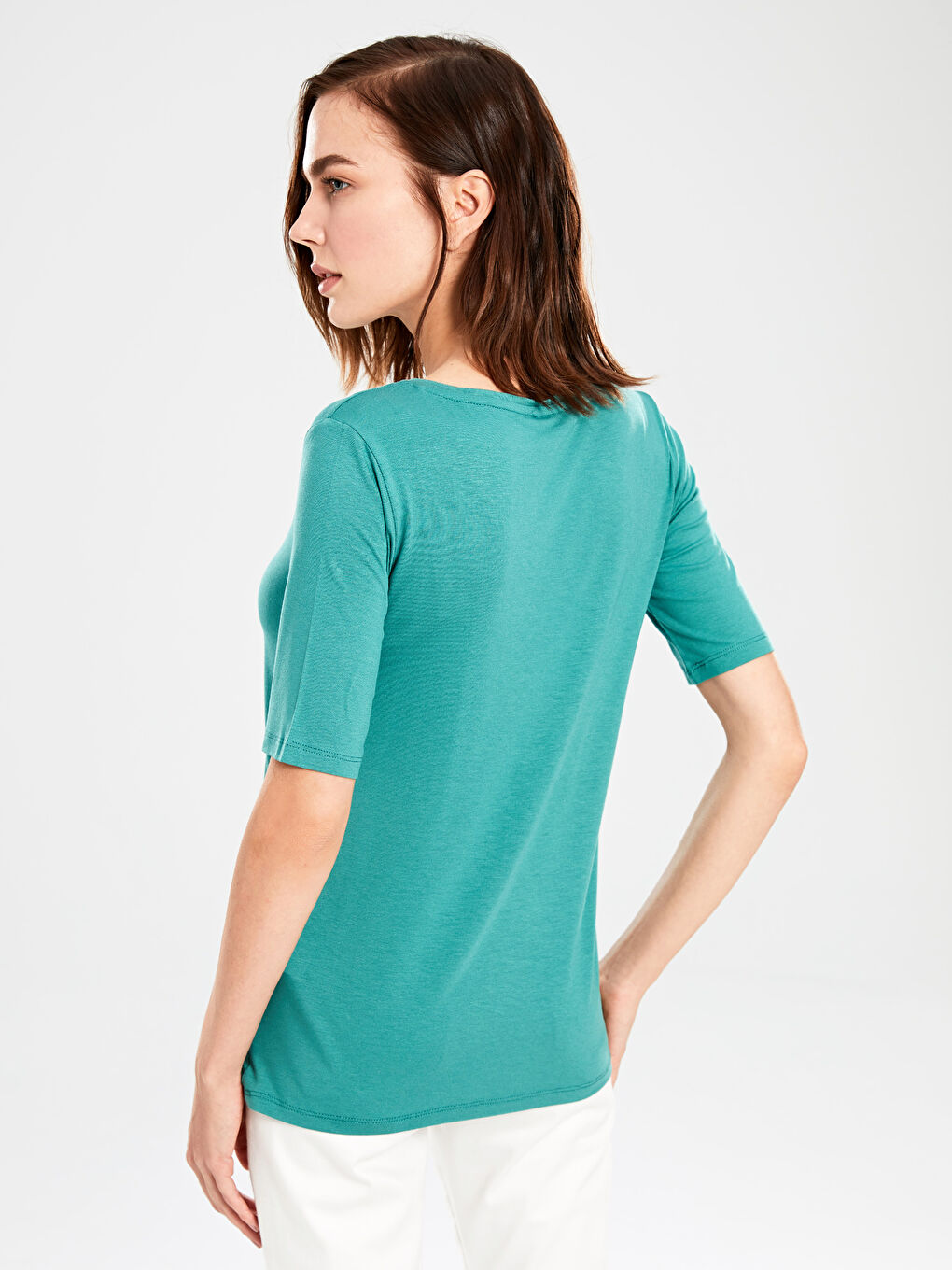 Woman GREEN T-Shirt-2