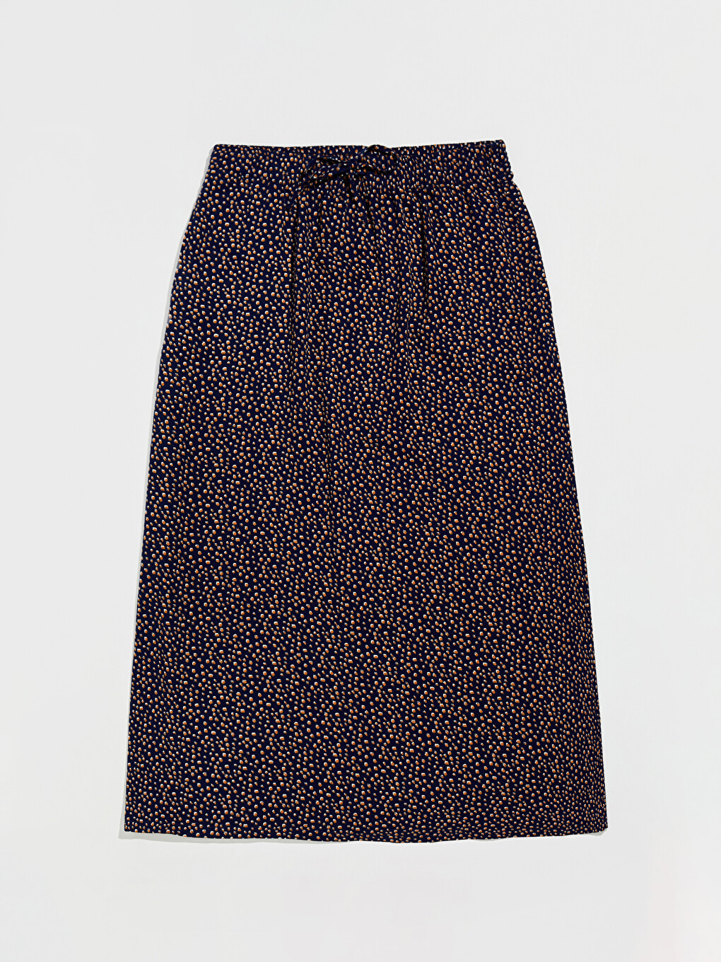 Jupe Longue En Viscose À Taille Élastique Et Motifs