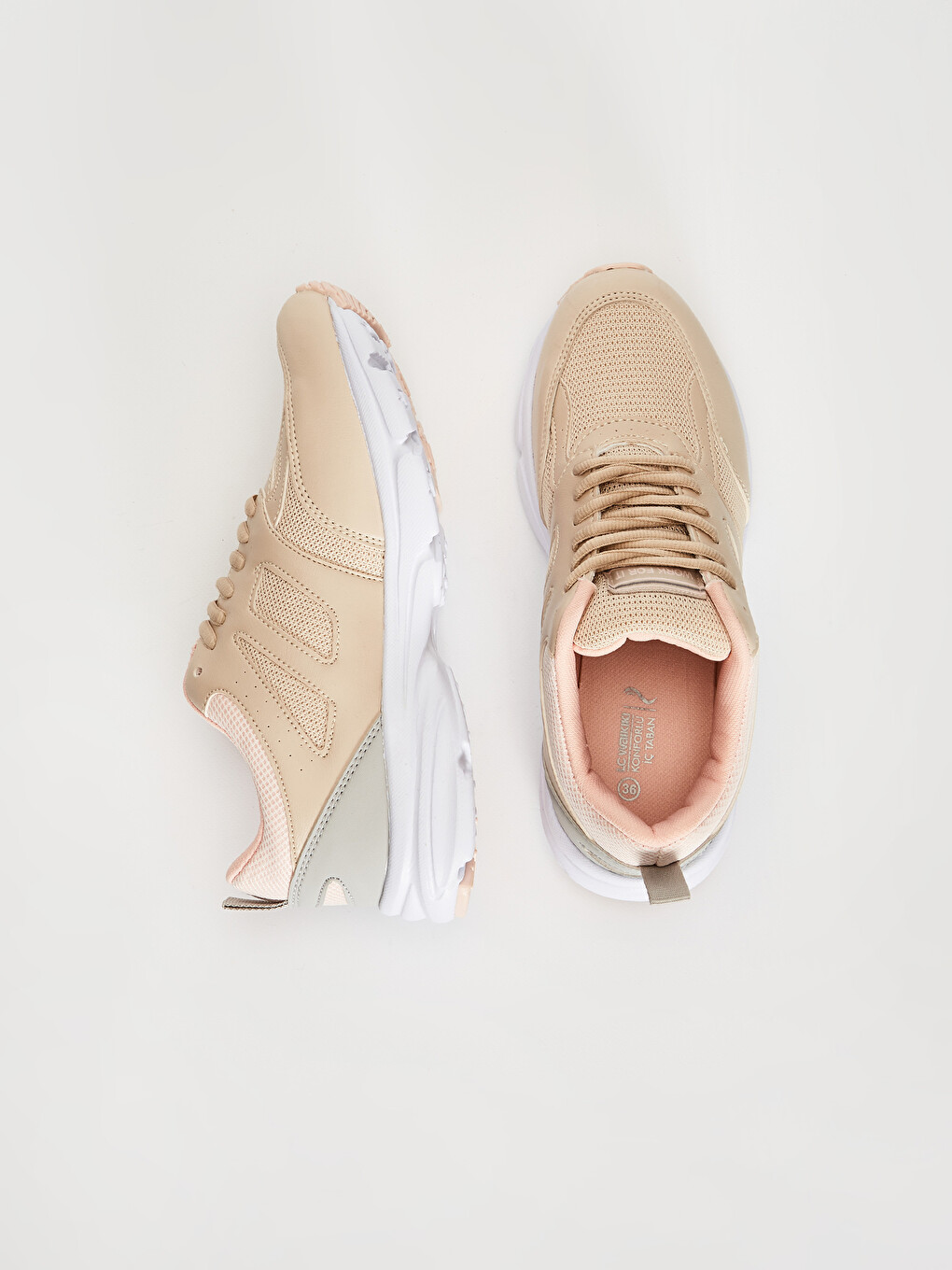 Woman Beige Sneakers-1