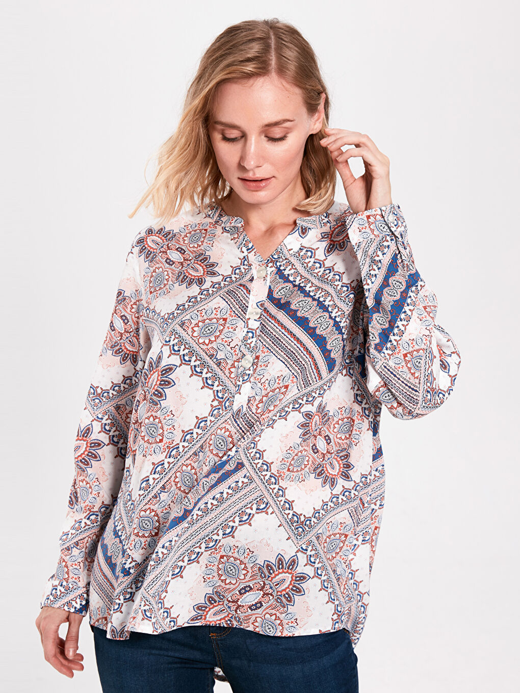 Blouse BEIGE Femme-1