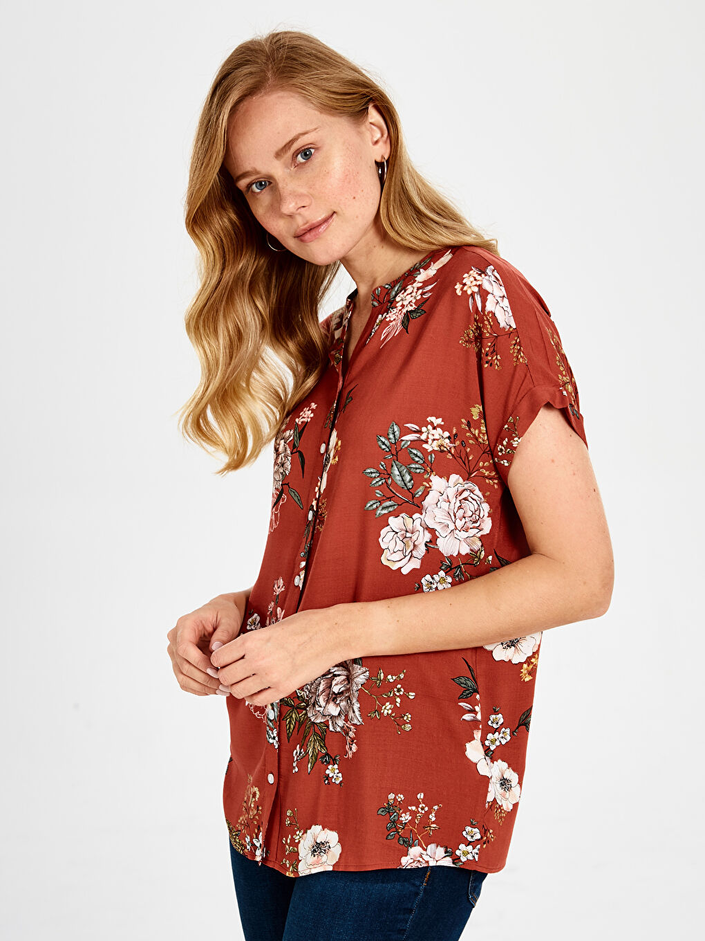 Woman BROWN Shirt-1