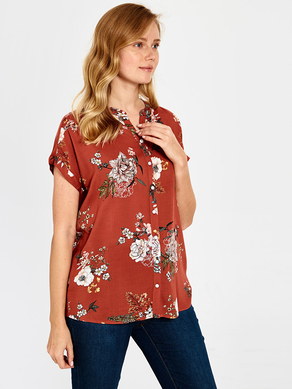 Woman BROWN Shirt-2