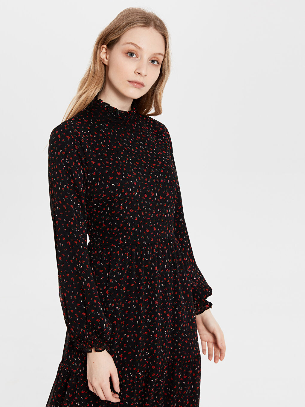 Floral Chiffon Maxi Dress-2