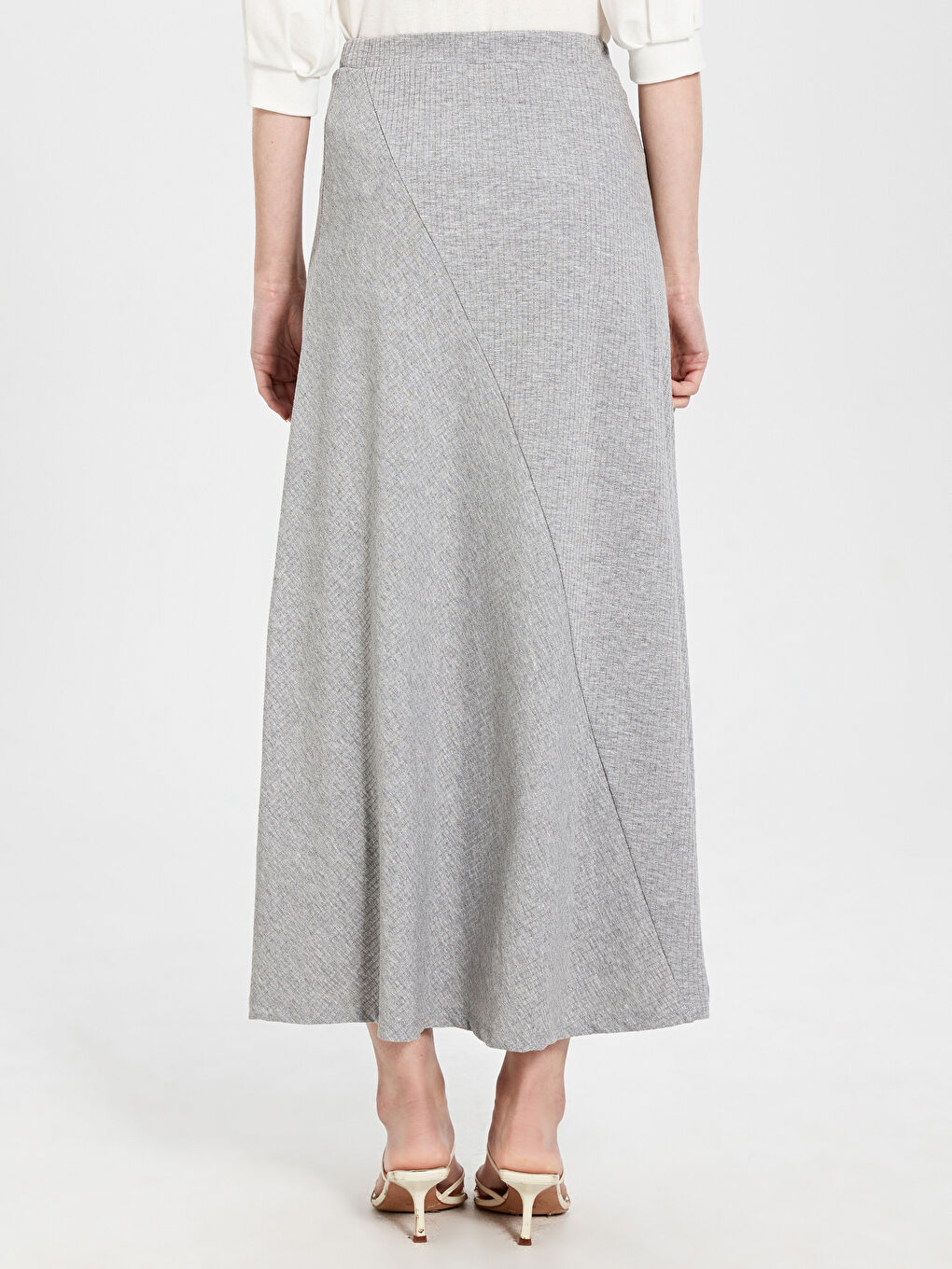 تنورة قطنية بقصة عادية للسيدات-2