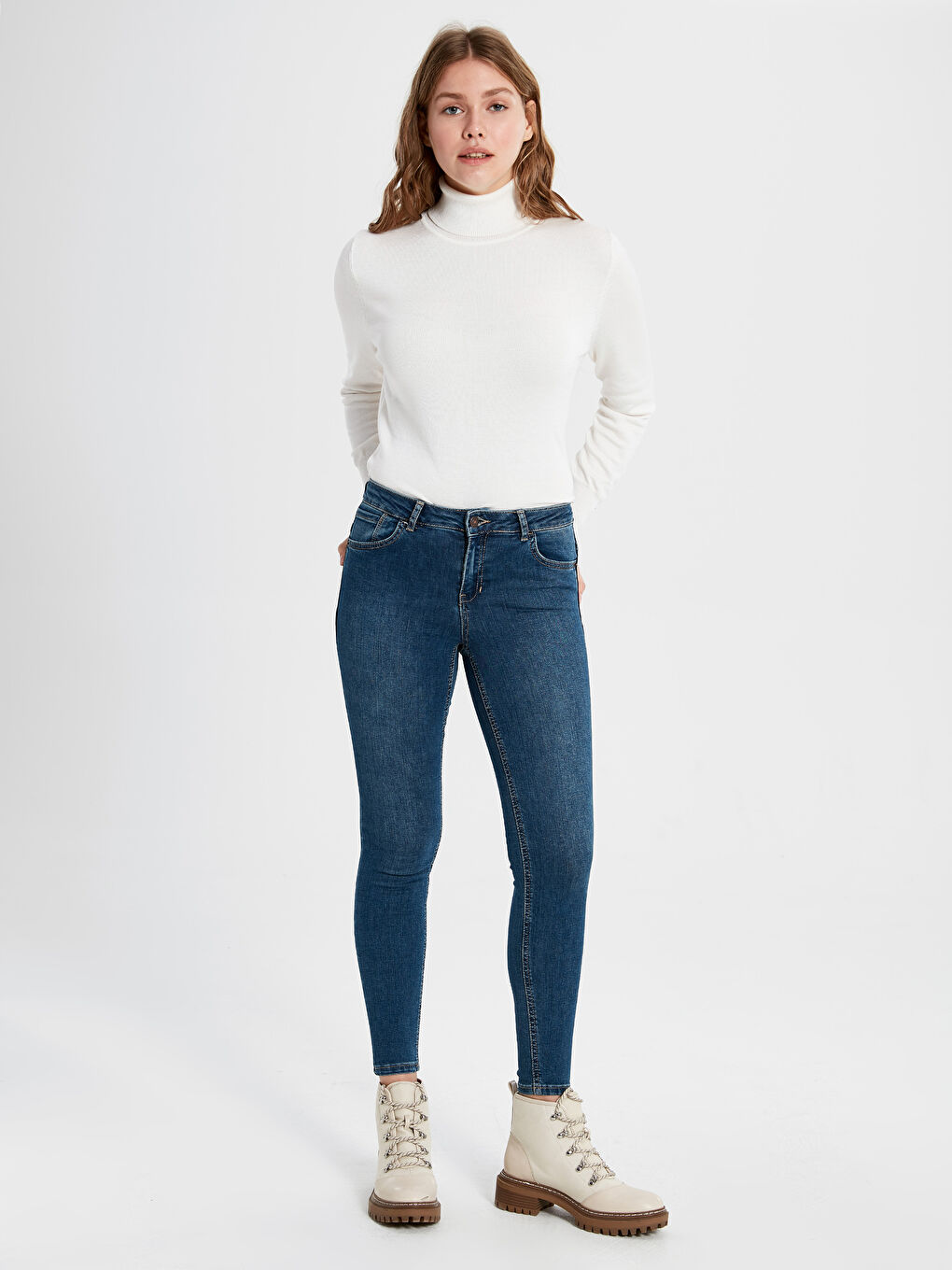 İndigo Mercury Skinny Fit Kadın Jean