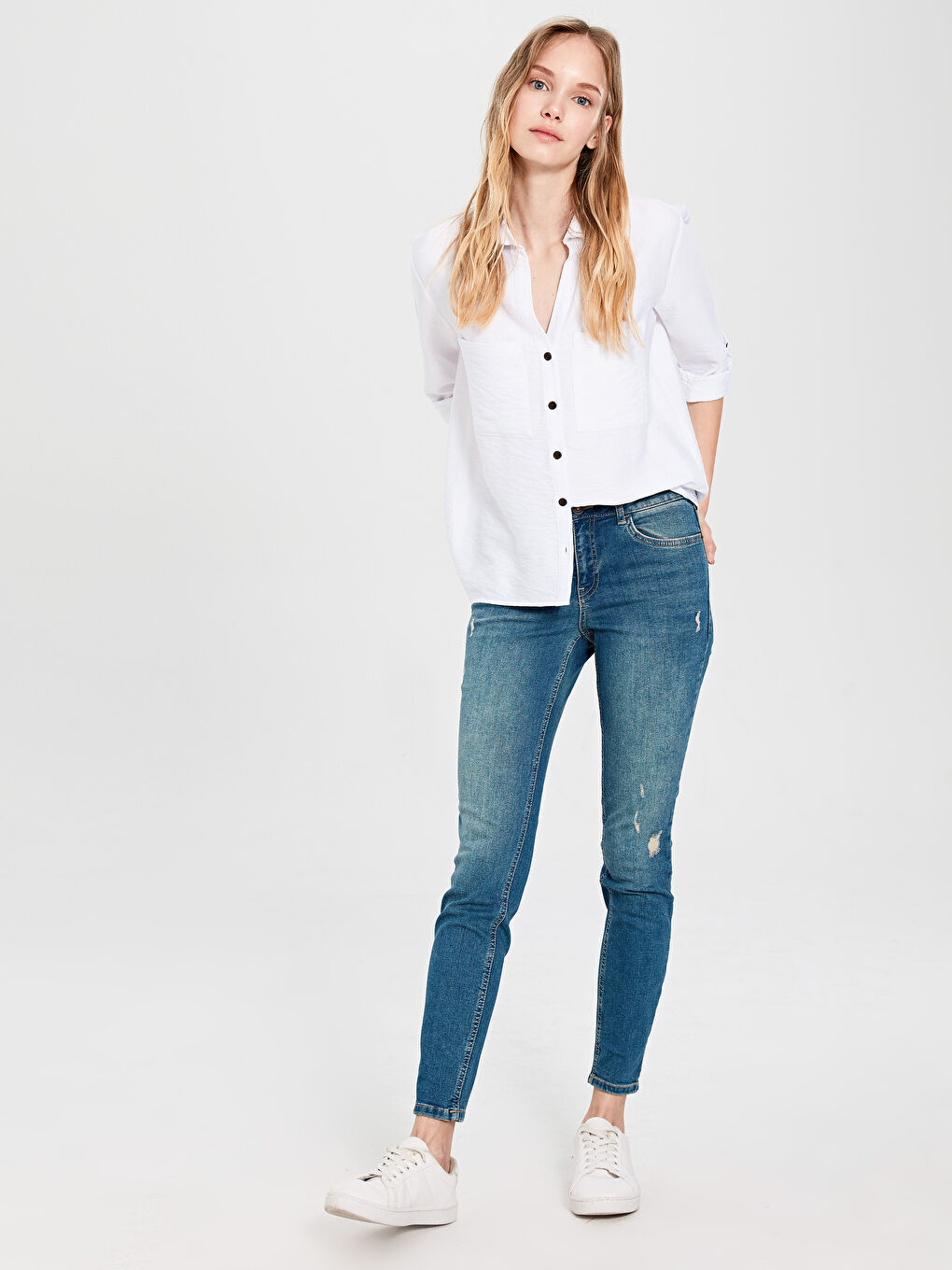 İndigo Mercury Skinny Fit Kadın Jean