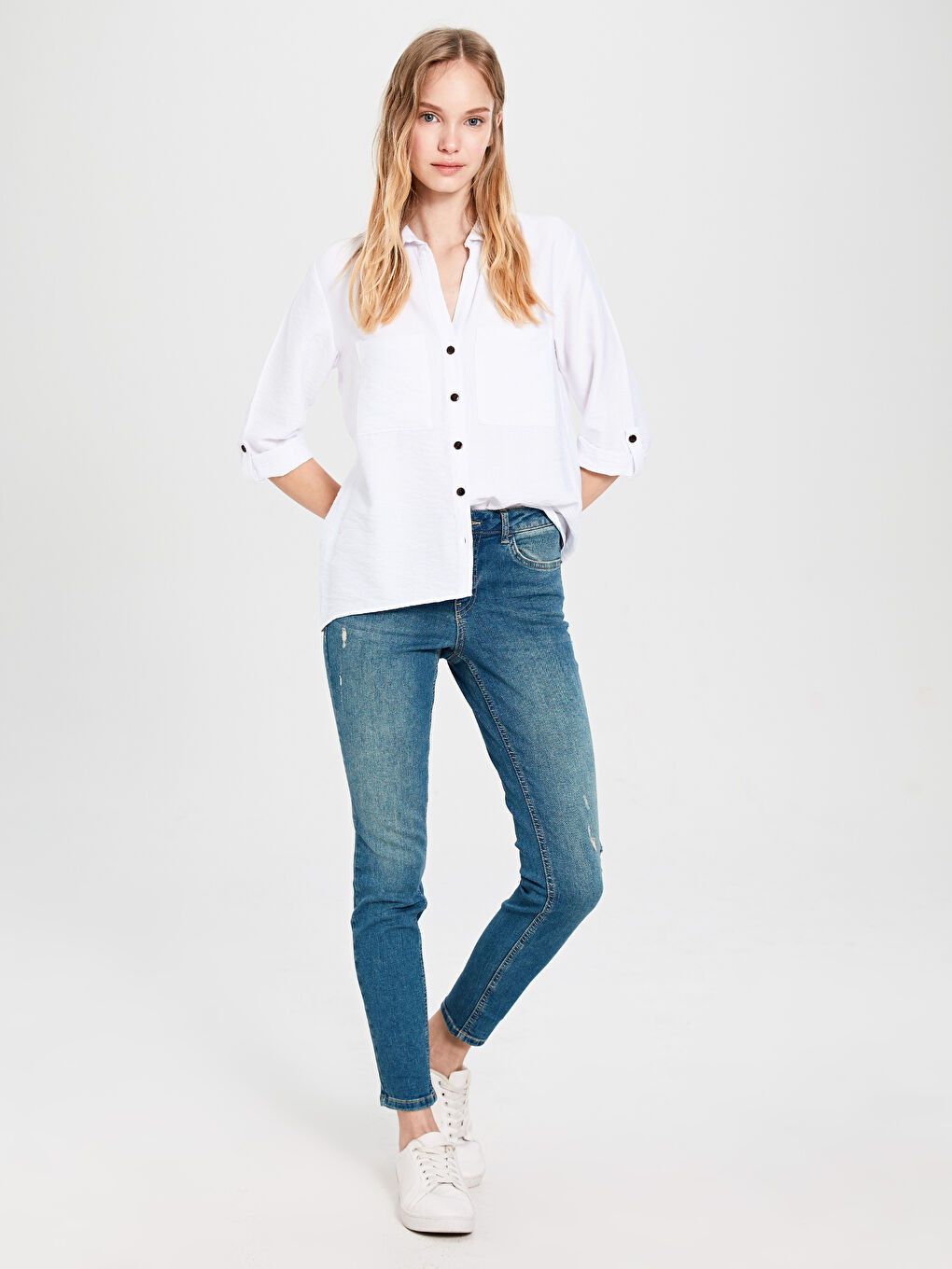 İndigo Mercury Skinny Fit Kadın Jean-1