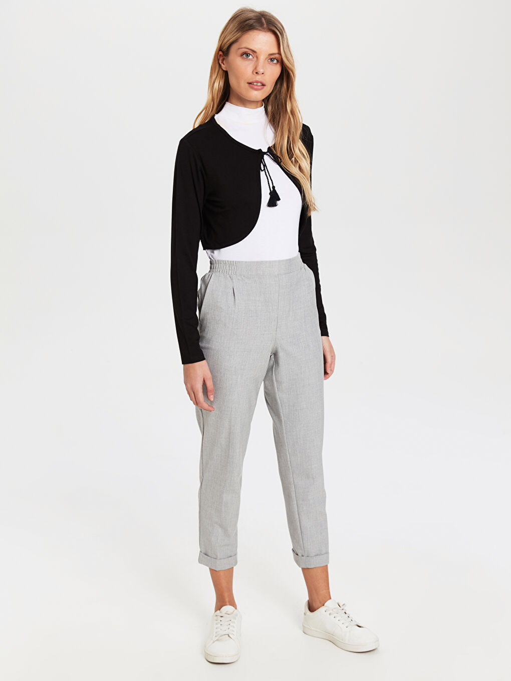 Woman BLACK Cardigan-2