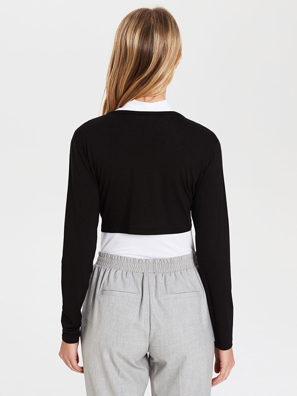 Woman BLACK Cardigan-3