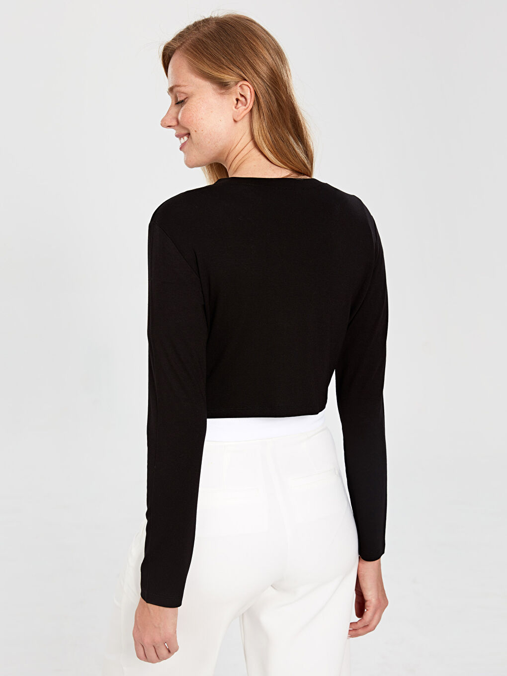 Cardigan Uni en Viscose-2