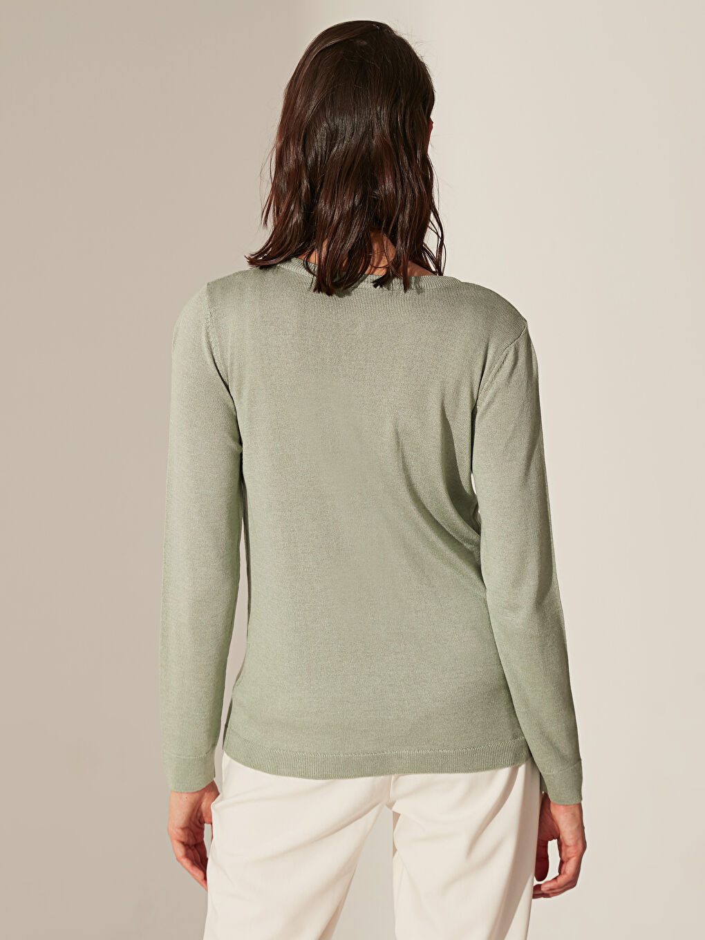 Woman GREEN Cardigan-2