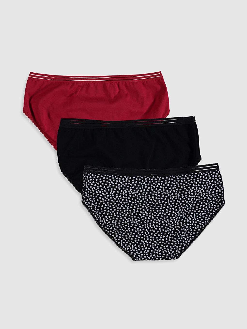 LCW DREAM Standard Fit Hipster Panties 3 Pack -0S7870Z8-E0N