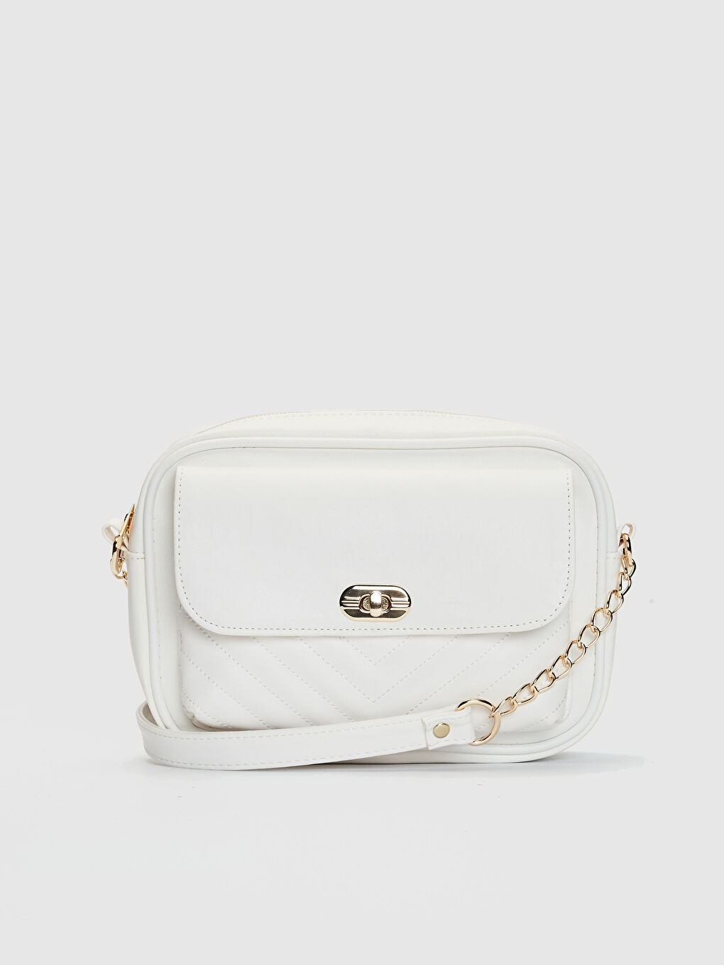 Faux Leather Cross Bag