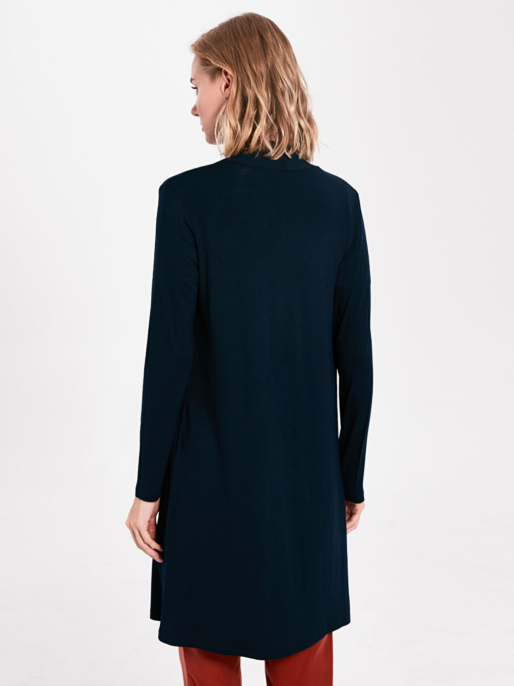 V-Neck Long Sleeve Women's Cardigan-3