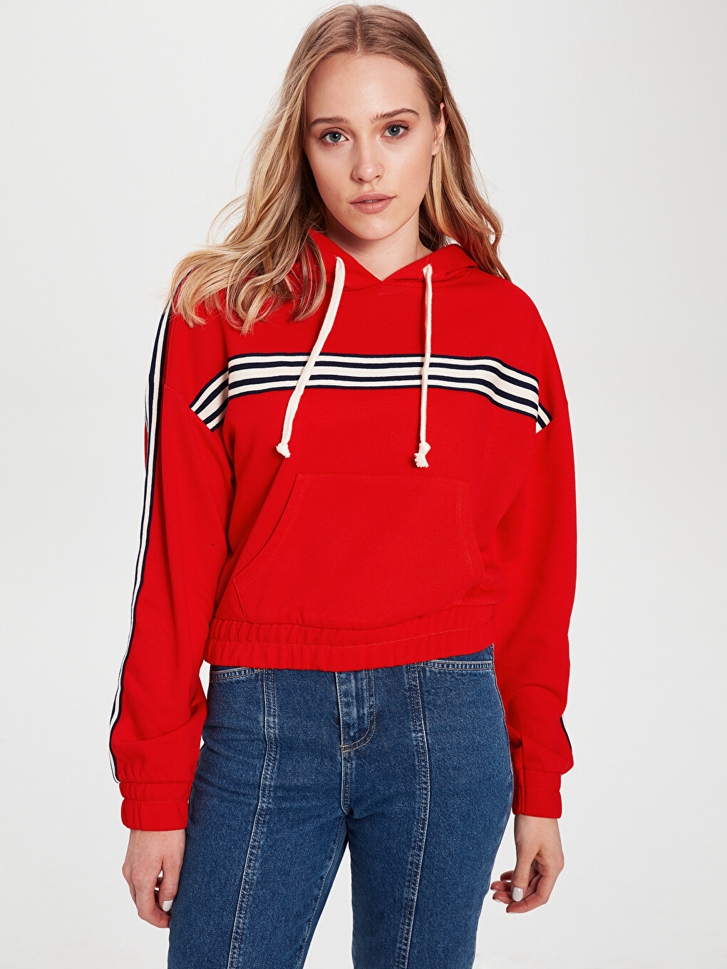 Hooded Long Sleeve Women's Sweatshirt