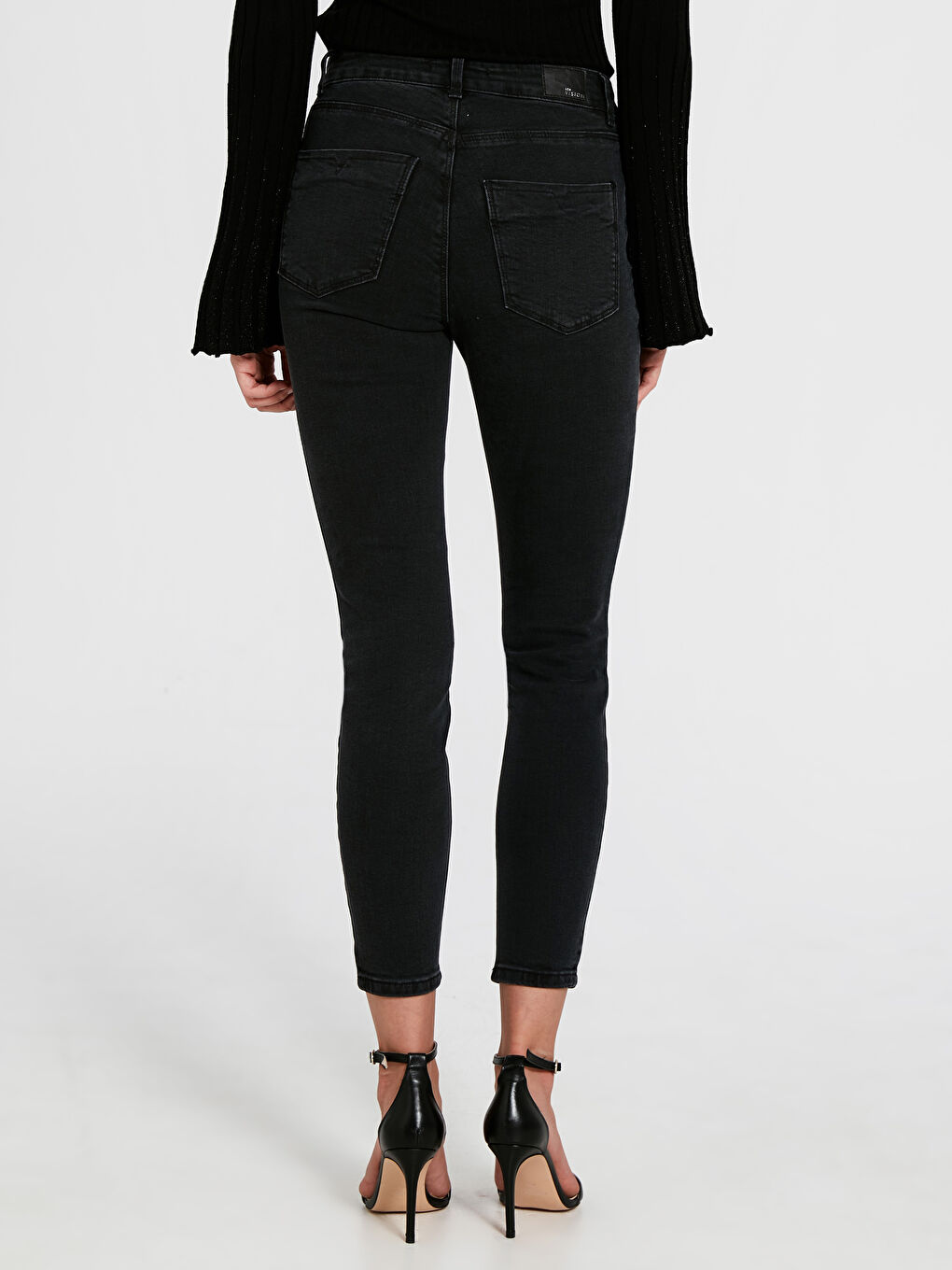 Gri Mercury Skinny Fit Kadın Jean Pantolon-2