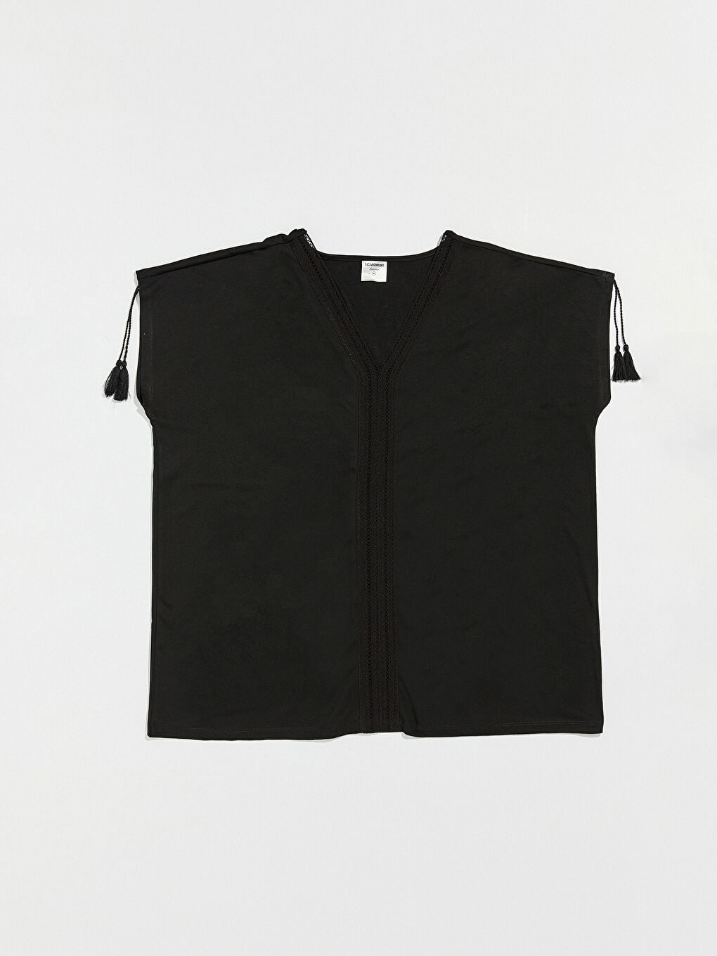 Yeni Siyah Plaj Elbisesi-7