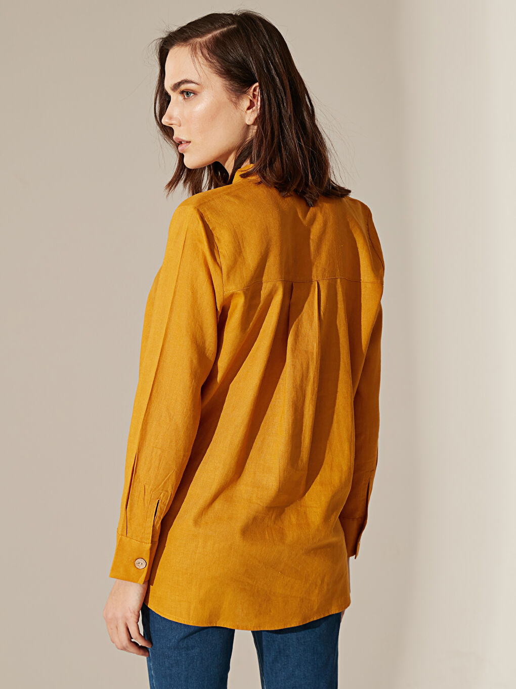 ŽUTA Košulja Žena-4