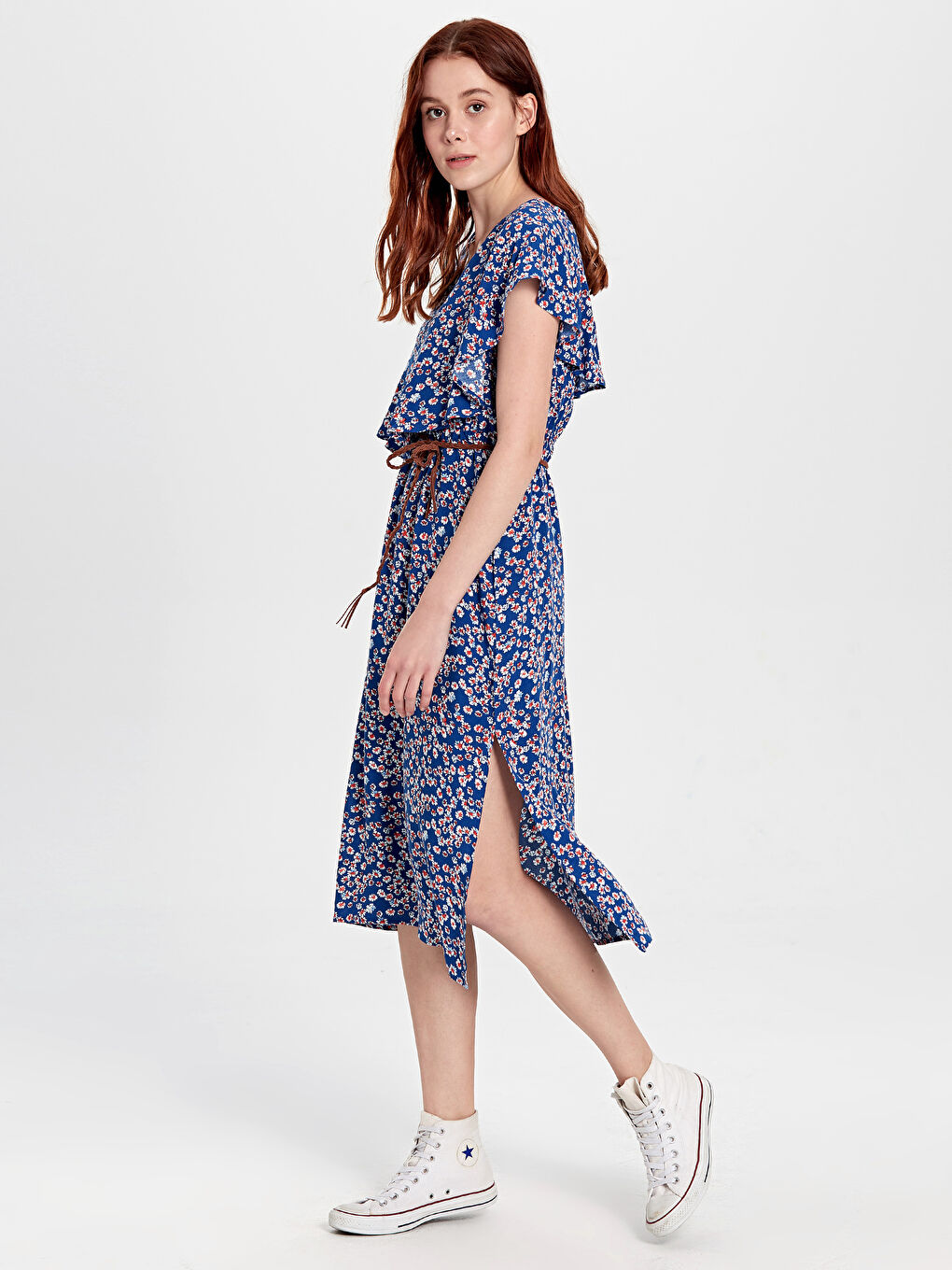 Standart Fit Kısa Kollu Kadın Elbise