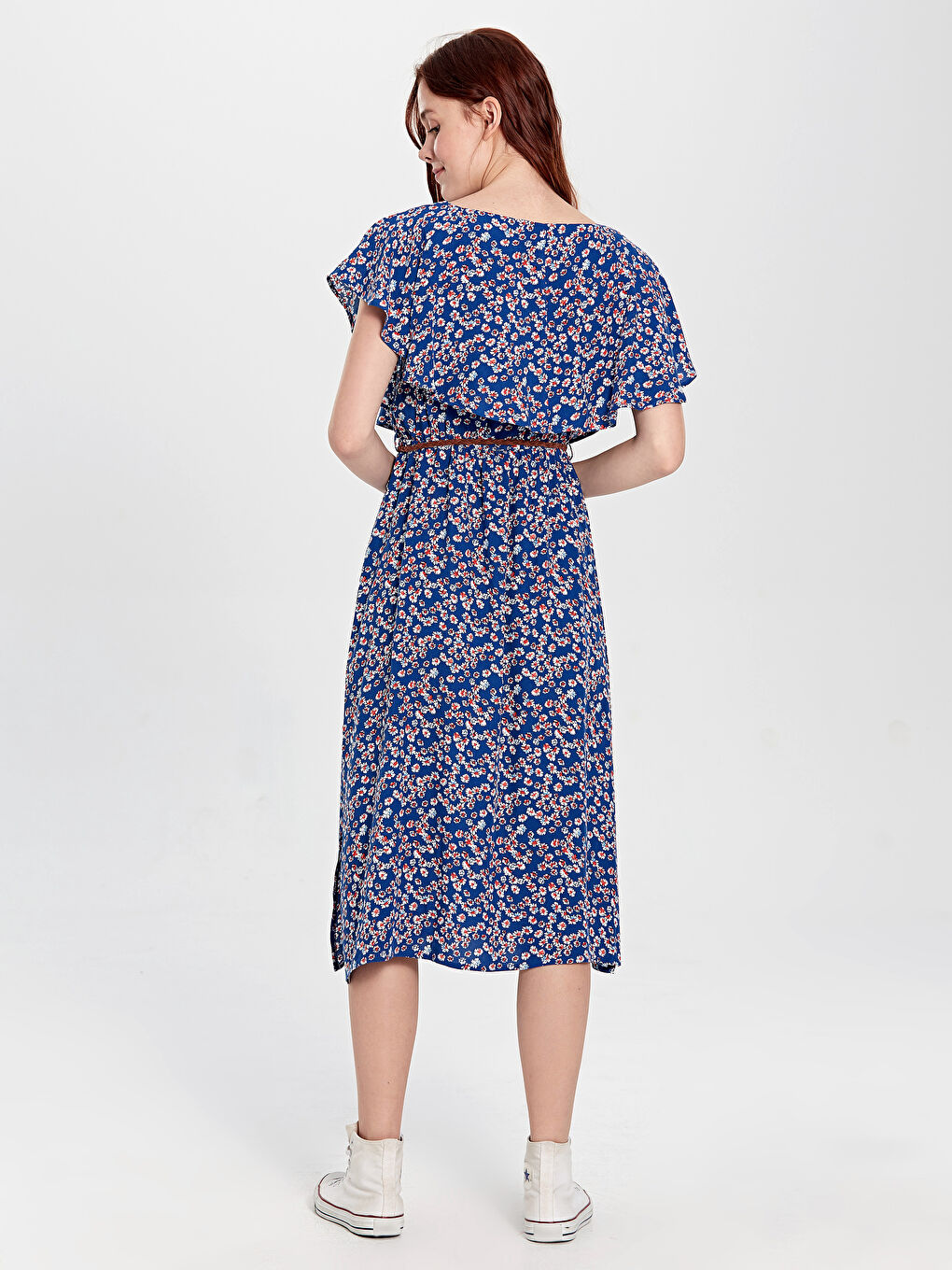 Standart Fit Kısa Kollu Kadın Elbise-2