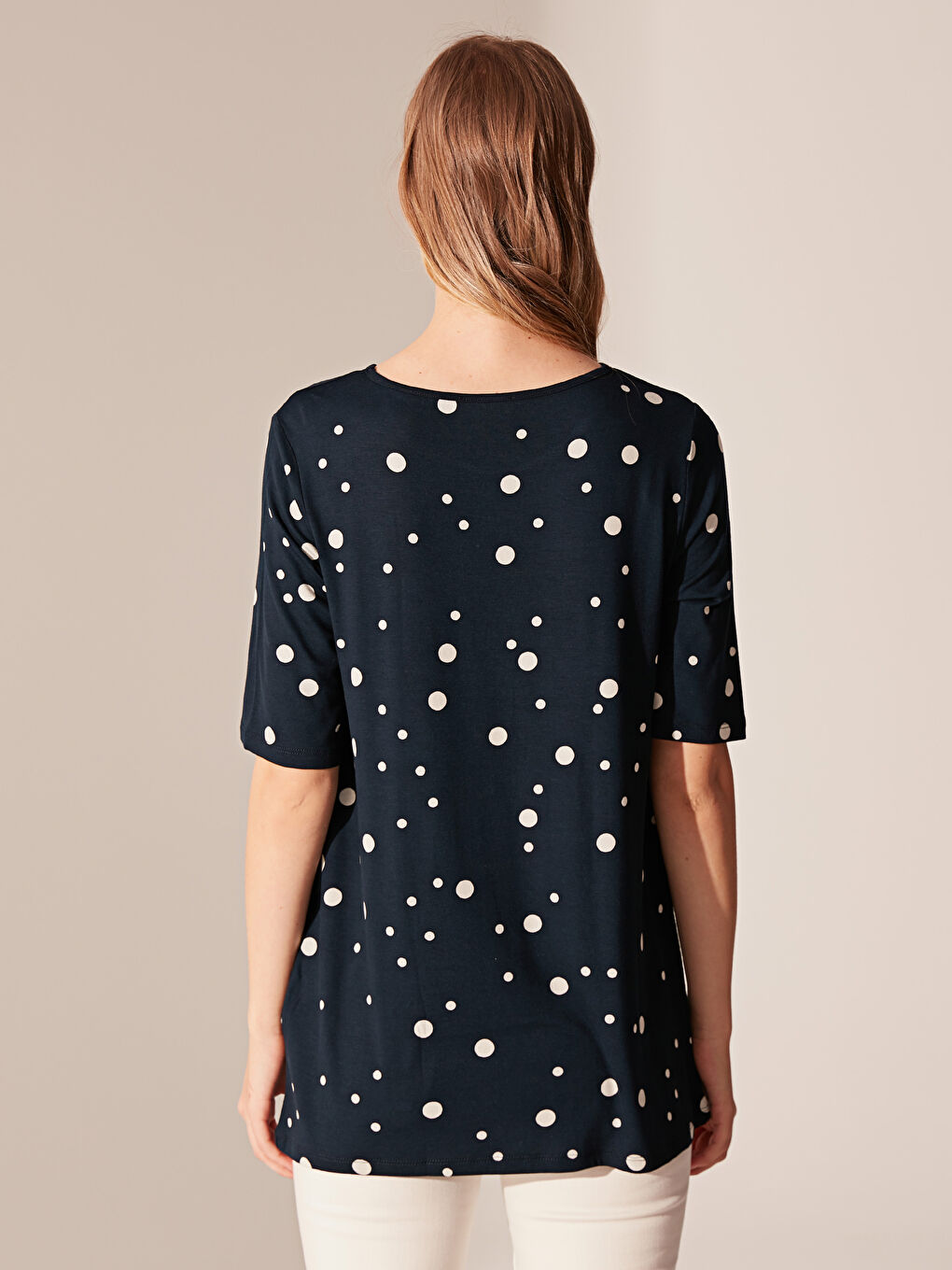 Жінка ТЕМНО-СИНІЙ Футболка-4