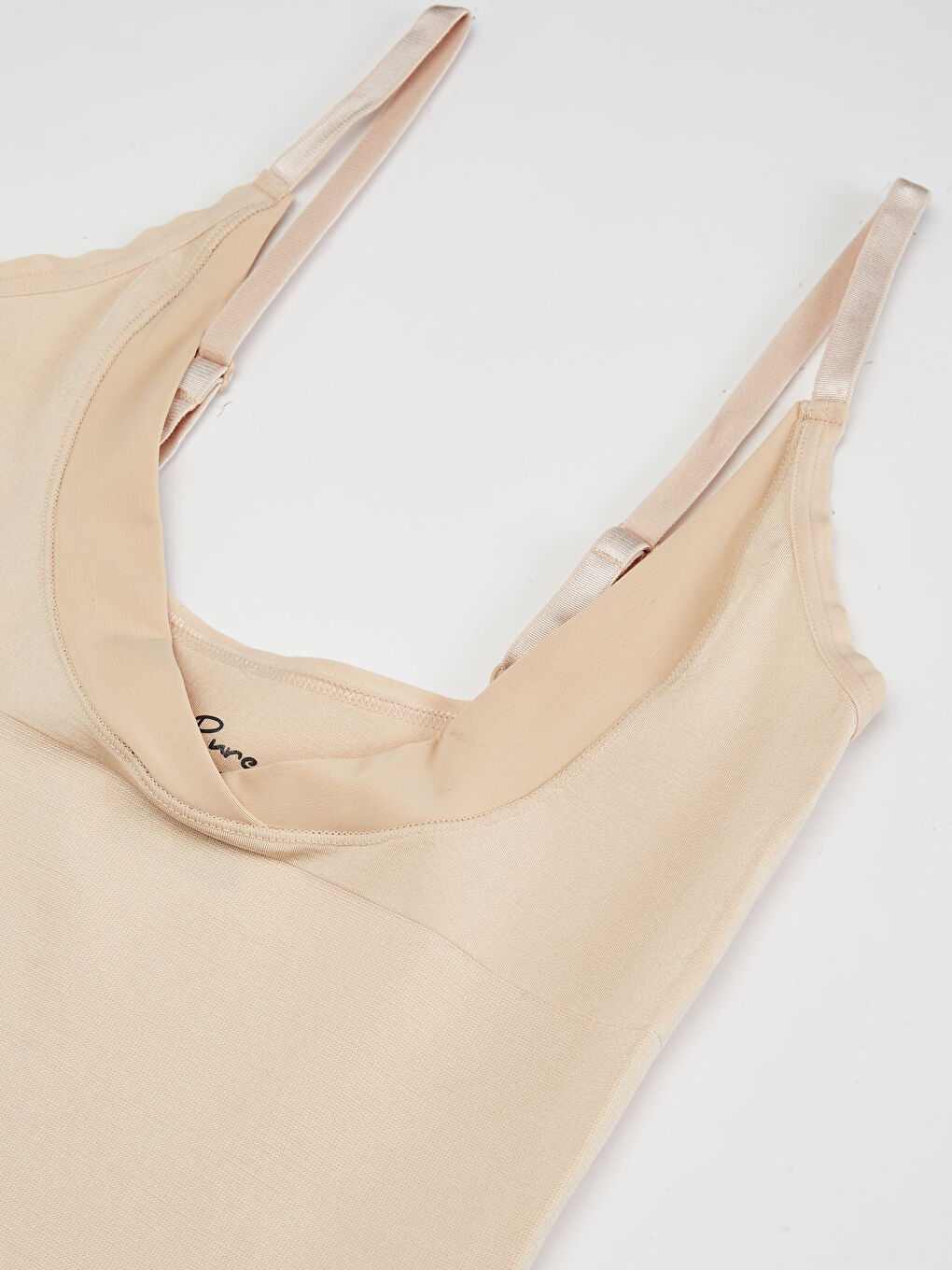 U Neck Standard Fit Women's Snap Fastener Body-3