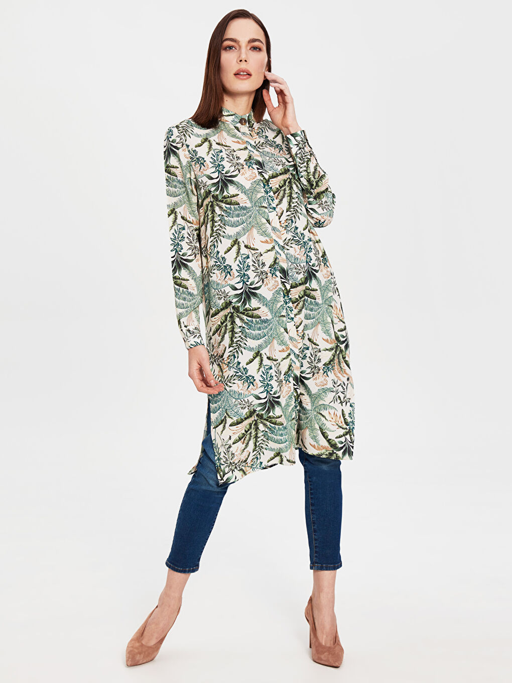 Жінка ЗЕЛЕНИЙ Туніка-1