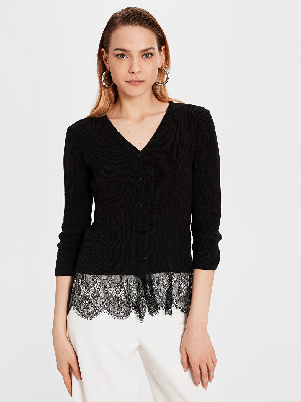 Cardigan NOIR Femme-1