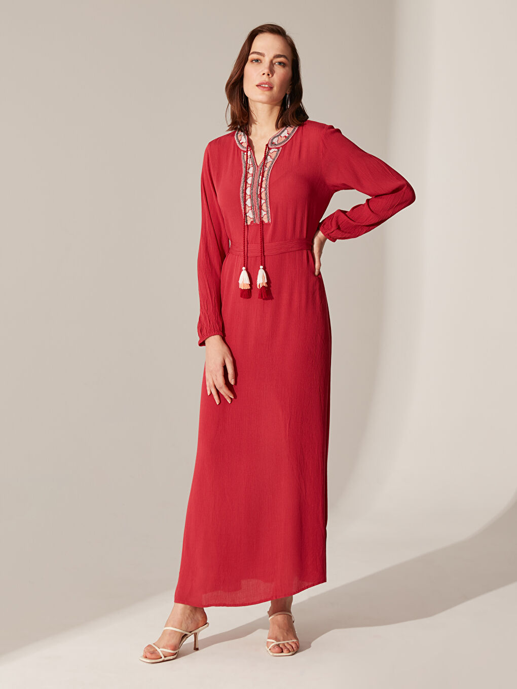 Robe ROUGE BORDEAUX Femme