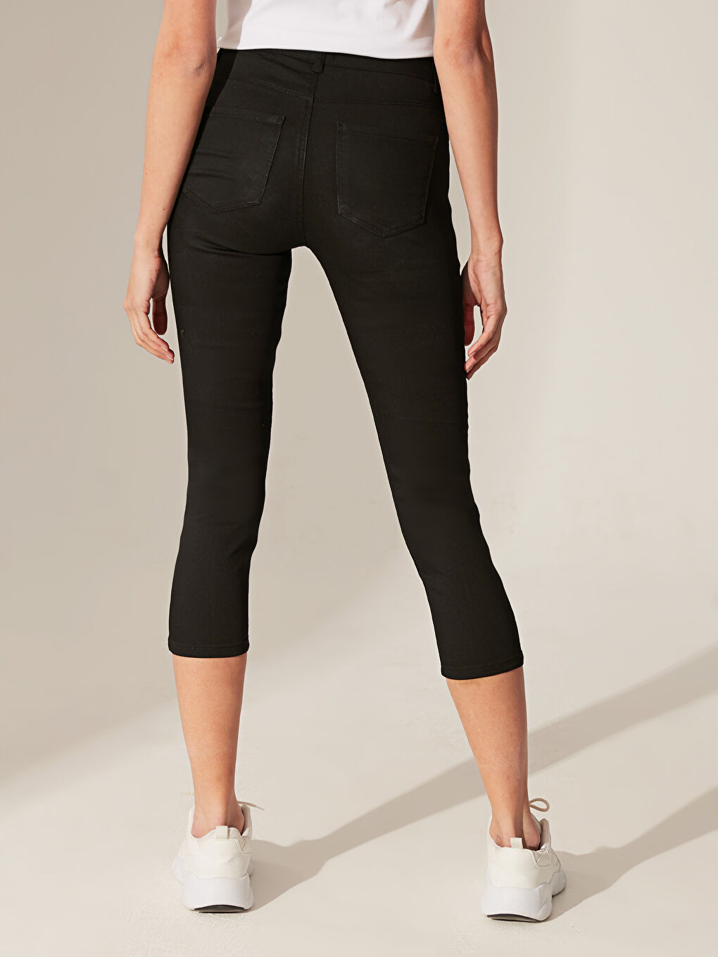 بنطلون كابري إكسترا سليم فيت جبردين للسيدات-2