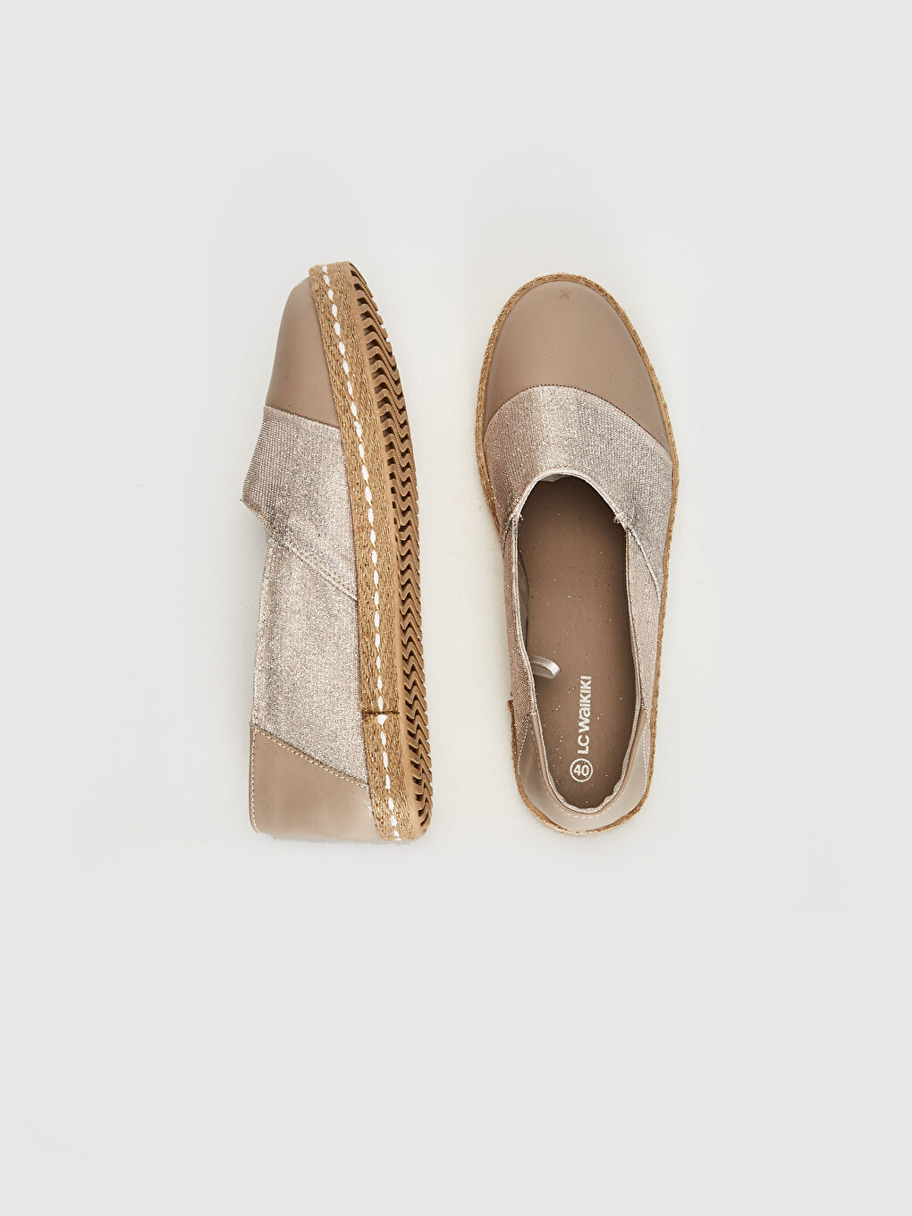 Women’s Shiny Espadrille Shoes-1