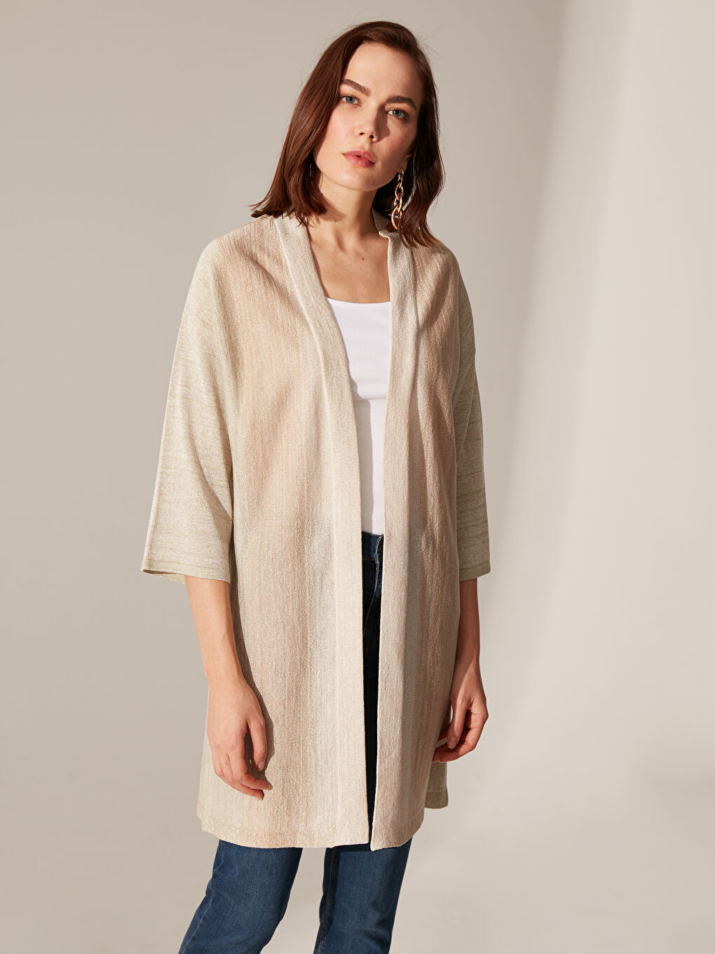 LCWAIKIKI Classic V-Neck Women's Cardigan -0SG306Z8-FHV