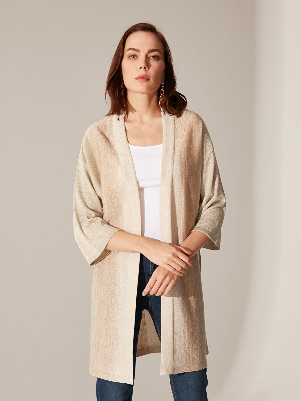 LCWAIKIKI Classic V-Neck Women's Cardigan -0SG306Z8-FHV