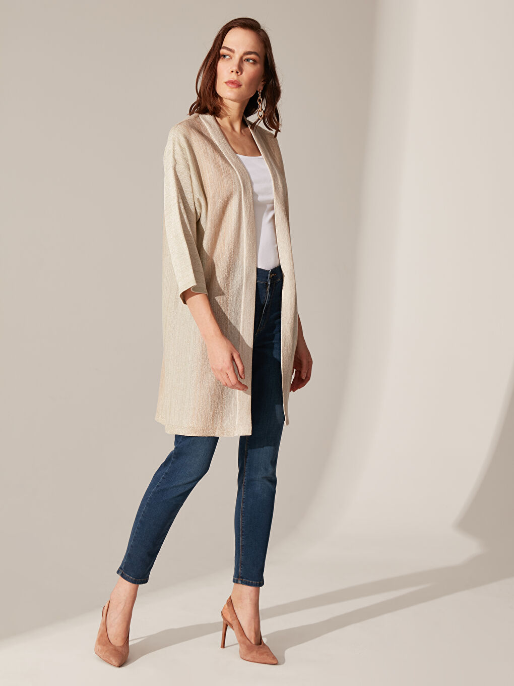 LCWAIKIKI Classic V-Neck Women's Cardigan -0SG306Z8-FHV