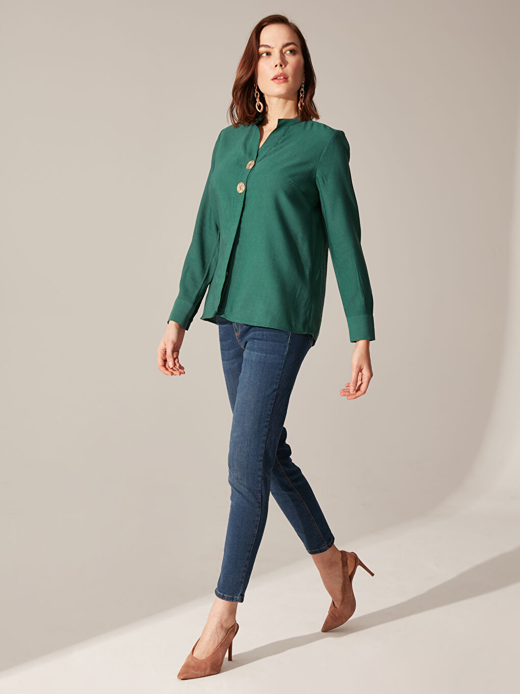 ZELENA Košulja Žena-1
